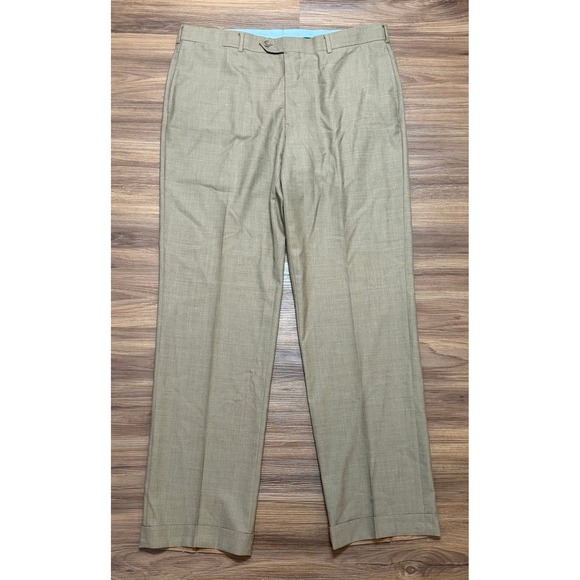 Brooks Brothers Other - VTG Brooks Brothers Country Club Madison Saxon Wool Dress Pants Tan Sz 39x34